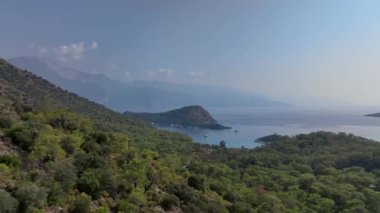 Türkiye 'deki Eşsiz Oludeniz Körfezi' nin Manzaraları, Hava Görünümü