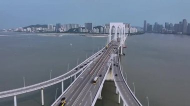 Macau 'daki Sai Van Köprüsü, Hava Görüntüsü