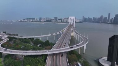 Macau 'daki Sai Van Köprüsü, Hava Görüntüsü