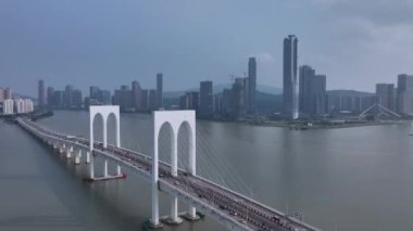 Macau 'daki Sai Van Köprüsü, Hava Görüntüsü