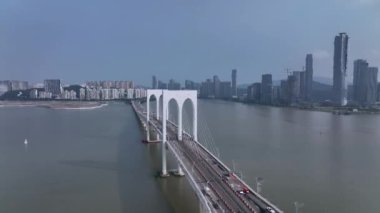 Macau 'daki Sai Van Köprüsü, Hava Görüntüsü
