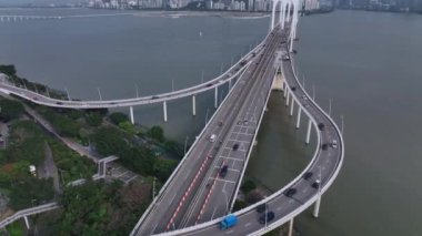 Macau 'daki Sai Van Köprüsü, Hava Görüntüsü