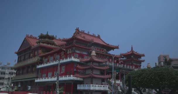 Świątynia Ming Tang Kaohsiung Tajwan — Wideo stockowe
