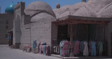 Özbekistan, Buhara 'da Eski Kubbe Alışveriş Pazarı
