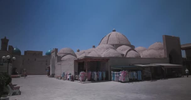 Mercado Comercial Old Dome Bujará Uzbekistán — Vídeos de Stock