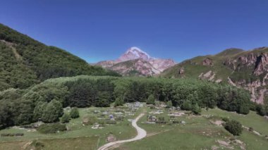Gürcistan 'daki Stepantsminda' nın Fantastik Manzaraları, Hava Manzarası