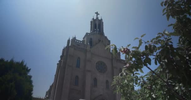 Iglesia Católica Romana Taskent Uzbekistán — Vídeos de Stock