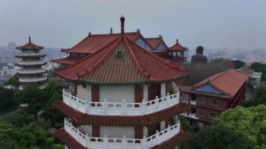 Baguashan Büyük Buda Heykeli Changhua, Tayvan, Havadan Bakış