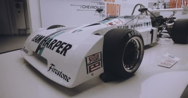 Chevron B27 Racing Car Museo Del Gran Premio Macao Primo — Video Stock