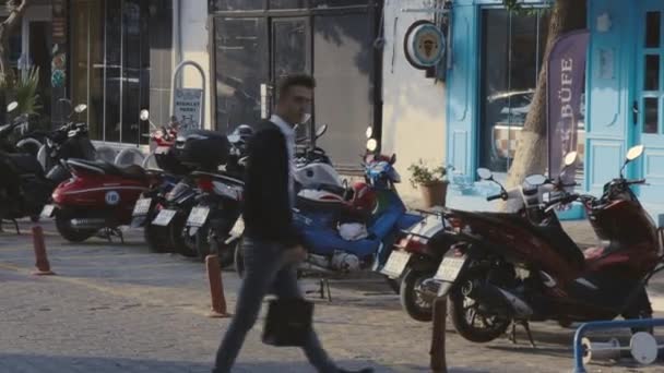 Calles Auténticas Fethiye Mugla Turquía — Vídeos de Stock
