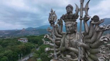 Tayvan 'da Bin El Guanshiyin Bodhisattva, Yakın Hava Görüntüsü