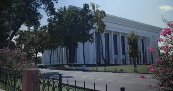 Palácio Dos Fóruns Internacionais Tashkent Uzbequistão — Vídeo de Stock
