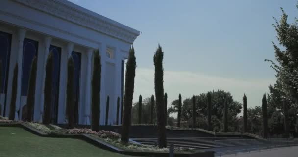 Дворец Международных Форумов Ташкенте — стоковое видео