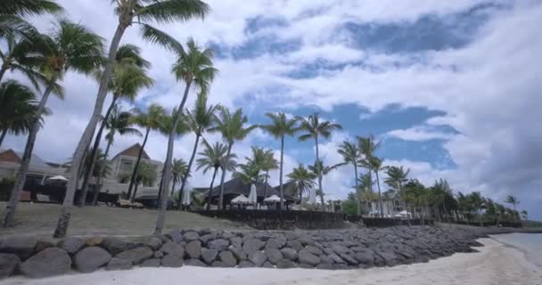 Luksusowe Miejsca Wakacje Wybrzeżu Mauritiusu Resort — Wideo stockowe