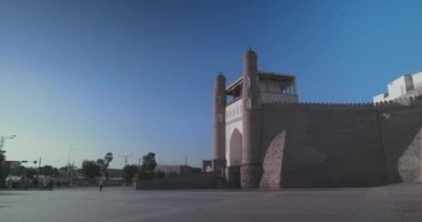 Buhara, Özbekistan 'daki Sandık Kalesinin Ana Kapısı