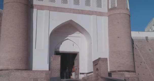 Porte Principale Citadelle Arche Boukhara Ouzbékistan — Video