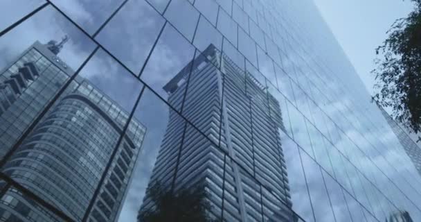 High Rise Business Buildings Makati District Manilla Filipijnen — Stockvideo