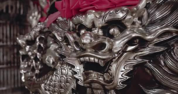 Священний Дракон Храмі Тайвані — стокове відео