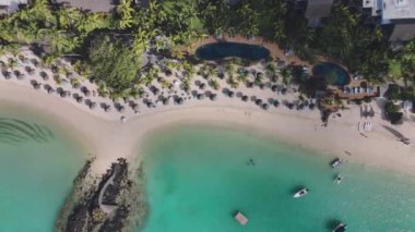 Lüks Resorts 'un Yukarıdan Aşağı Görünümü, Hava Görünümü