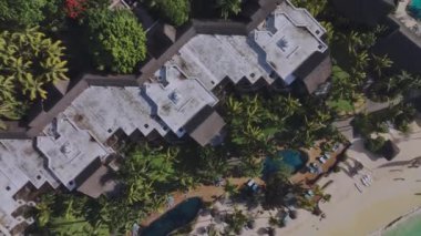 Lüks Resorts 'un Yukarıdan Aşağı Görünümü, Hava Görünümü