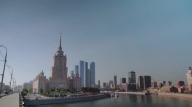 Moskova 'nın Merkezindeki Eski Stalinist Yüksek Binası, Rusya