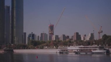 Moskova 'nın Merkezindeki Şehir Manzaraları