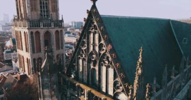Utrecht Katedrali 'nin mimarisi, Dom van Utrecht, Hollanda, Havadan Görünüm
