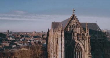 Utrecht Katedrali 'nin mimarisi, Dom van Utrecht, Hollanda, Havadan Görünüm