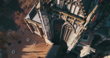 Utrecht Katedrali 'nin mimarisi, Dom van Utrecht, Hollanda, Havadan Görünüm
