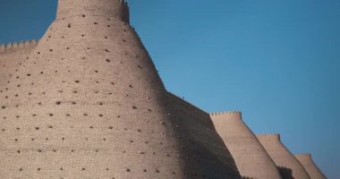 Buhara 'daki Büyük Sandık Duvarları, Özbekistan manzarası.