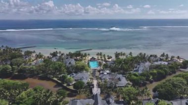 İnanılmaz lüks Cennet Sahili Mauritius, Hava Görüntüsü