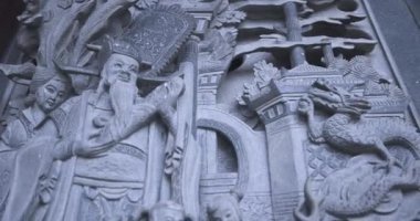 Geleneksel duvar desenleri Linyuan Qingshuiwan Tapınağı, Tayvan