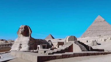 Giza 'daki Büyük Sfenks Heykeli, Mısır' ın Tarihi Görüntüleri