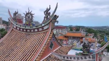 Tayvan Tapınağının Dini Dekorasyonları, Havadan Bakış