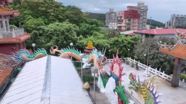 Tayvan Tapınağının Dini Dekorasyonları, Havadan Bakış