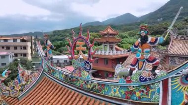 Tayvan Tapınağının Dini Dekorasyonları, Havadan Bakış