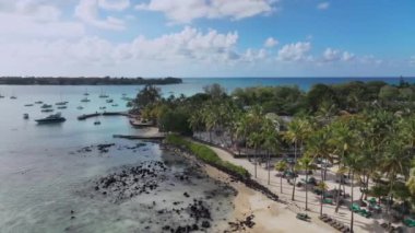 Lüks Mauritius Sahili Tatil için, Hava Görünümü