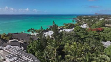 Lüks Mauritius Sahili Tatil için, Hava Görünümü