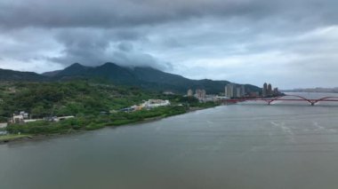 Taipei, Tayvan 'ın Banliyölerinde Yeşil Doğa, Hava Manzarası