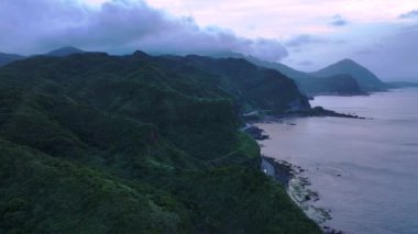 Bitou Burnu Parkı Tayvan 'ın yukarısından, Hava Görüntüsü