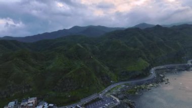 Bitou Burnu Parkı Tayvan 'ın yukarısından, Hava Görüntüsü