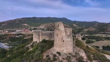 Bebritsikhe, Yaşlılar Kalesi, Natsikhari, Gürcistan, Havadan Bakış