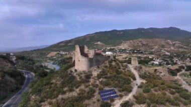 Bebritsikhe, Yaşlılar Kalesi, Natsikhari, Gürcistan, Havadan Bakış