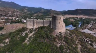 Bebritsikhe, Yaşlılar Kalesi, Natsikhari, Gürcistan, Havadan Bakış