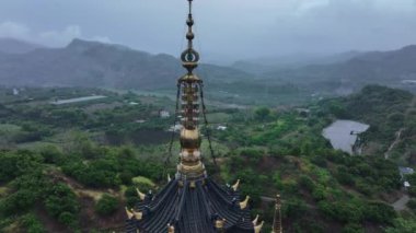 Tainan Bölgesi, Tayvan 'daki On bin Buda Manastırı, Hava Görüntüsü