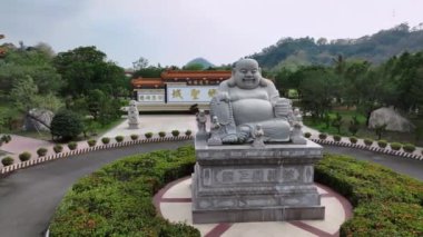 Tayvan 'daki Büyük Buda Shenwei Tiantaishan Manastırı, Kaohsiung Bölgesi, Hava Manzarası