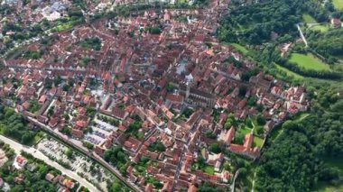 Rothenburg Ob Der Tauber Üst Görünümü, Almanya, Havacılık