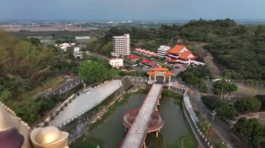 Kaohsiung Bölgesi, Tayvan 'daki Otantik Budist Tapınağı.