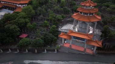 Kaohsiung Bölgesi, Tayvan 'daki Otantik Budist Tapınağı.