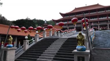 Kaohsiung Bölgesi, Tayvan 'daki Otantik Budist Tapınağı.